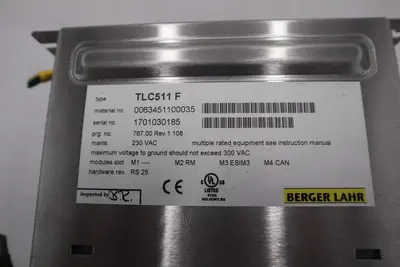 Bereger Lahr TLC511 F Servo Drive POSITIONING CONTROLLER 5 AMP STOCK B-714