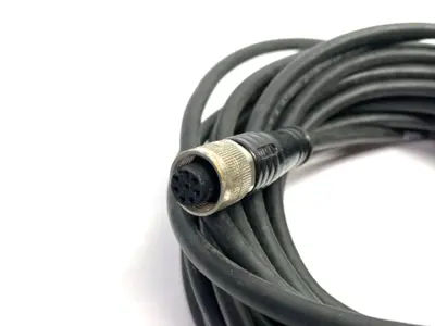 USED SIEMENS SIMATIC RF, MV CONNECTING CABLE RS422 M12/M12 10M