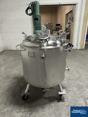 USED Precision 500 Liter Precision Stainless Reactor, 316 S/S, 45/100#