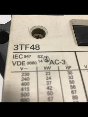 USED SIEMENS 3TF4822-OAK6