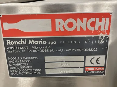 RONCHI Stainless Steel Unscrambling Elevator Conveyor 25 ft³+ 220-240/380-415V