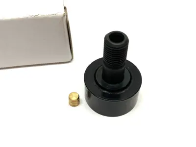 PCF24 | 3649K12 Ultra-Quiet Threaded Track Roller, Urethane Coat. 1" Dia 1/2" Wide - New – Open box