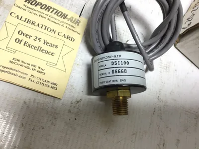 Proportion-Air pressure transducer model#DSI100 serial# 66668