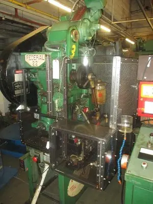 1672-230 Federal 22 Ton HIGH SPEED OBI Single Crank Power Press, Model 22T