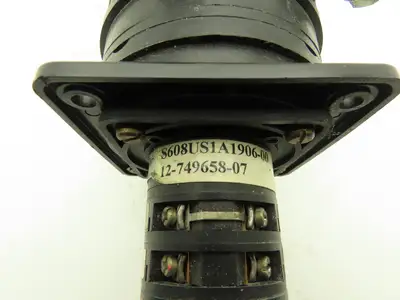 Salzer S608US1A1906-00 Rotary Cam Switch 60A 15-50Hp 208-600V 3PH S213 Selector