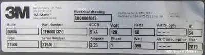 USED 3M 8000A