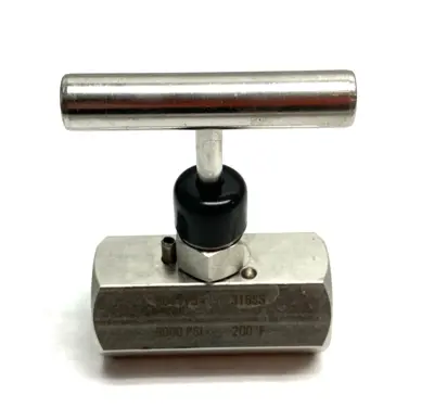 New | in-Stock NOSHOK STAINLESS STEEL NEEDLE VALVE 0.187" ORIFICE, SOFT SEAT, 1/2" NPT Valves/Fittings | Maverick Industrial Sales #1100911