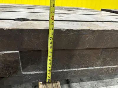 77" X 226" X 13-3/4" HIGH T-SLOTTED FLOOR LAYOUT PLATE: STOCK #11259