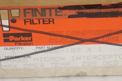 NEW PARKER 3PU25-187X1 MICRON INTERCEPTOR FILTER 3PU25187X1