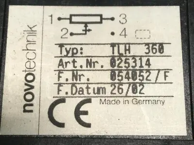 USED NOVOTECHNIK TLH360
