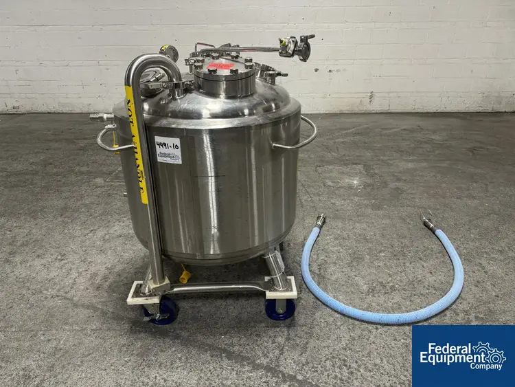 Used Precision 300 Liter Precision Stainless Reactor, 316L S/S, 45/100# Reactors Ohio US | Federal Equipment Company #127304