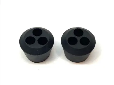 New | in-Stock Remke Multiple Hole Bushing 1/2" Cord Grip 3 x .250" Neoprene LOT OF 2 Electrical Fittings Michigan US | Maverick Industrial Sales #1400014