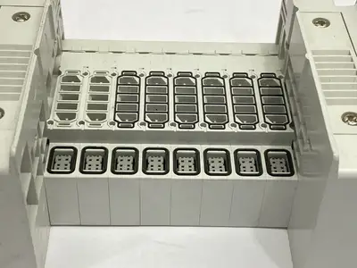 SS5Y3-10SA3N-08BS-N7 | SMC  Pneumatic Valve Manifold 8-Station EX500-S103 - Used