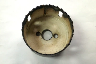 Used 2 1/2" (64mm) Bi-Metal Hole Saw