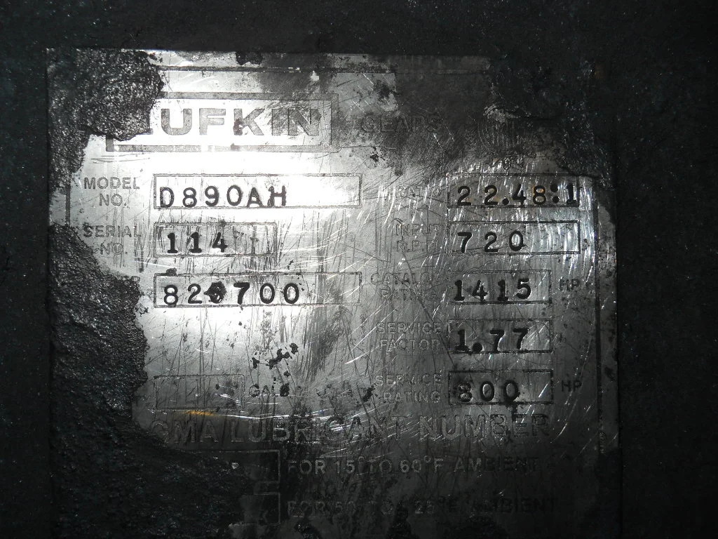 Lufkin D890 22.48 1000HP Gearbox