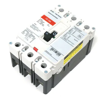 NEW CUTLER HAMMER FD3030VL CIRCUIT BREAKER SER. C, 30A, 600VAC, 3 POLE