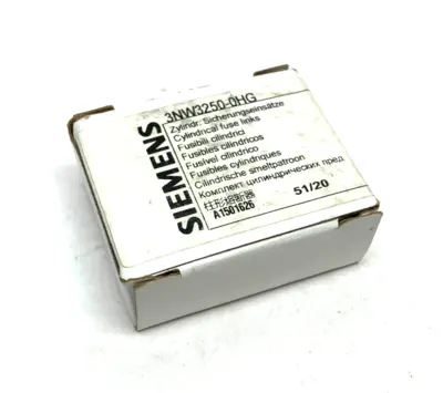 USED SIEMENS SENTRON CYLINDRICAL FUSE, SLOW-BLOW, 25A