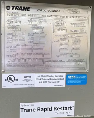 USED TRANE CO CGAM