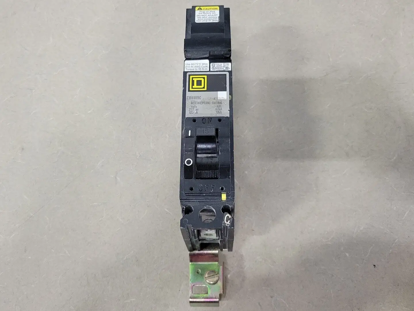 USED SQUARE D FH16015C