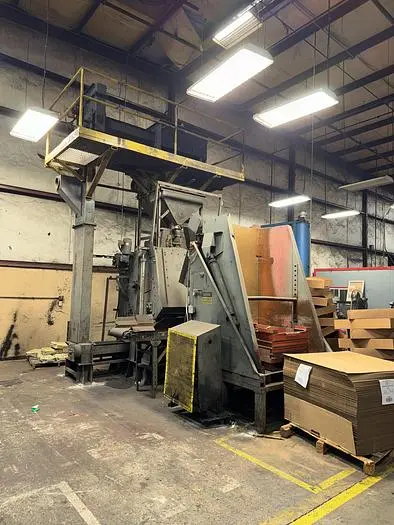 Used 2004 DELONG SUPER 14 Tumble Shot Blaster (Tumblast) Pennsylvania US | Shot Blasting Equipment #235523