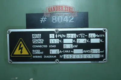 Used NARDINI MS 1440E Engine Lathes Michigan US | Vander Ziel Machinery Sales #1513393