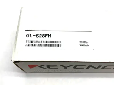 GL-S28FH | Keyence  Safety Light Curtain Set Flat Type 28-Beam Axes 579.5 mm Length - New