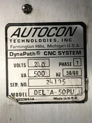 USED AUTOCON DELTA-50PU CNC SYSTEM