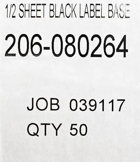 NEW, in the box — Commercial Packaging ½-sheet black base