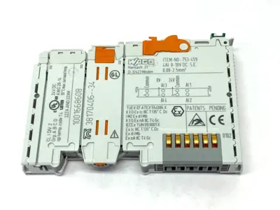 Used WAGO Input Module, 4-Channel Analog Input, 0-10VDC PLC Input & Output Michigan US | Maverick Industrial Sales #1414206