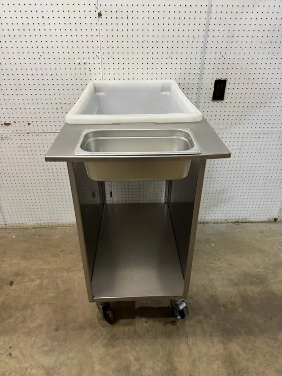 Used Falcon Restaurant Supply Used Stainless Steel Mobile Breading Station on Casters Batter and Breading Machines Illinois US | Falcon Restaurant Supply #1374974