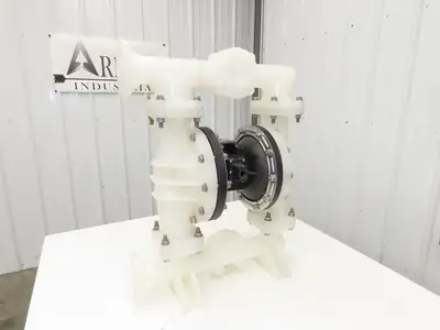 All Flo Pneumatic Double Diaphragm Air Pump 2" Non-Metallic Poly 160GPM 120PSI