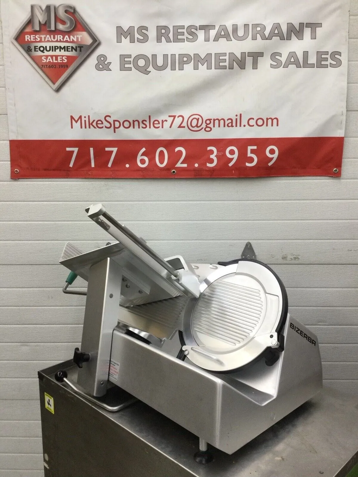 Bizerba GSPH Manual Deli Slicer 2018 Refurbished Working