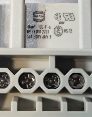Harting HAN 6B-ASG1-LB-M20 base/plinth housing + 10E-F-s(conector) loc5E27