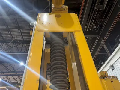 (4) 20 TON (160,000 LBS TOTAL) RAILWAY / NEUERO HEAVY DUTY MOBILE VERTICAL LIFT JACKS: YOBRO #24229