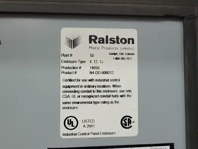 USED RALSTON N4-DD-606012