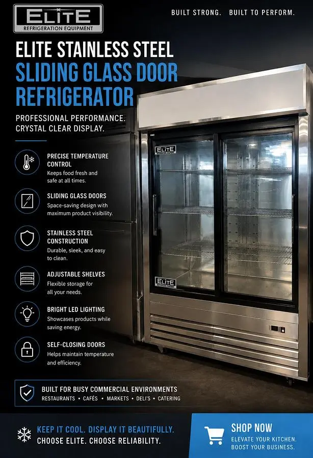 New | in-Stock NORTH POLE _UNKNOWN_ Open Air Merchandisers (coolers) Florida US | BAM Discount Restaurant Equipment #1184605