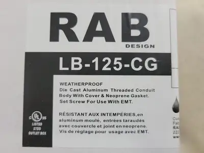 NEW RACOR LB-125-CG