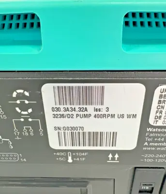 Watson Marlow 323S Medical & Lab Pumps | ANACAPA EQUIPMENT BROKERS, INC (5)