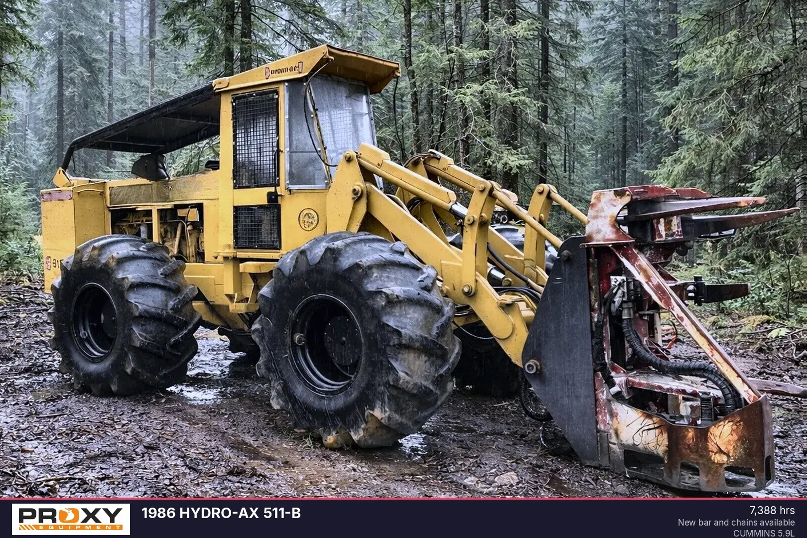 Used 1986 HYDRO-AX 511-B Feller Bunchers Pennsylvania US | Proxy Equipment #1377814
