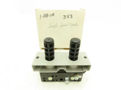Duct-O-Wire PB-1A Single Speed Two Button Insert 125VAC 1A Per Contact NO