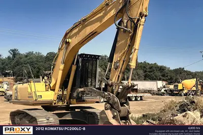 Used 2012 KOMATSU PC200LC-8 Excavators California US | Proxy Equipment #1378330
