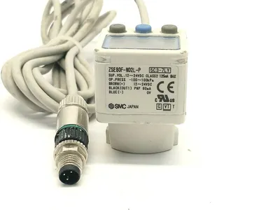 ZSE80F-N02L-P | SMC  Digital 1/4"NPT Ported Vacuum Pressure Switch Assembly - Used