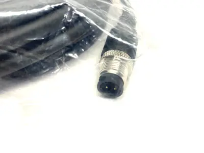 NEW KEYENCE ETHERNET CONNECTION CABLE 10M LENGTH M12 TO M12