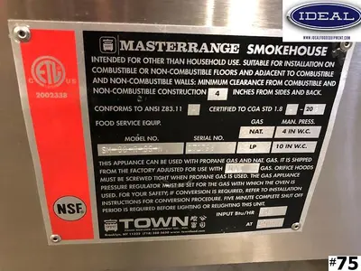 BBQ TOWN OVEN - GAS