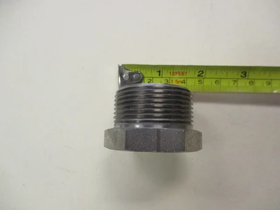 Unused 1 3/8" Steel End See-Thru
