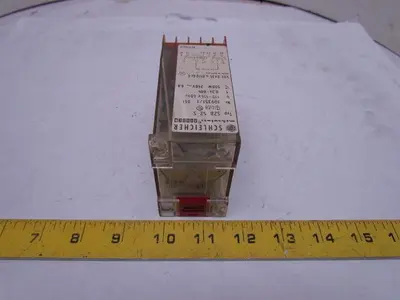 Schleicher Mikrolais SZB 52-S On-Delay Timer Relay 3Sec-60Hrs 110-115V