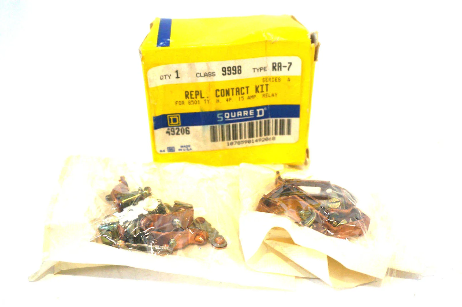 NEW SQUARE D 9998-RA-7 CONTACT KIT 9998RA7