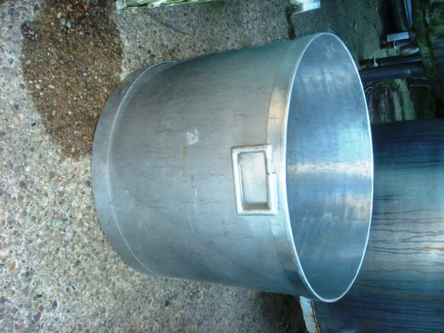 120L S/S open top tank