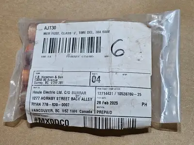 Used FERRAZ SHAWMUT AJT30 Fuses British Columbia CA | Lenmark #1488999