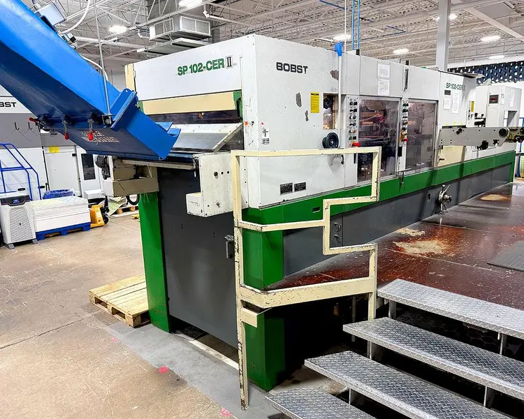 Used 1996 BOBST 102 CER DIE CUTTER BLANKER _UNKNOWN_ Die Cutters CA | Paper Converting Equipment #780632